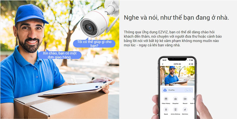Nghe v&agrave; n&oacute;i, như thể bạn đang ở nh&agrave;.