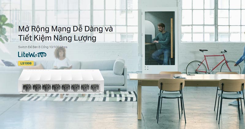 Switch TP-LINK LS1008 - 2 giá rẻ, chất lượng